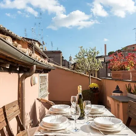 Piazza Navona - Penthouse In The Heart Of 아파트 *